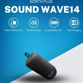 اسپیکر بلوتوثی قابل حمل نورث پلاس مدل SOUNDWAVE14