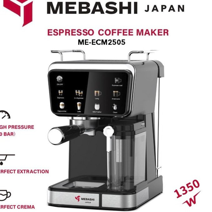 اسپرسوساز مباشی مدل ME-ECM2505 ظرفیت ۱.۵ لیتر