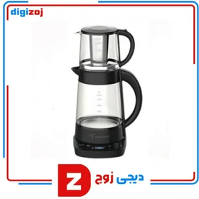 چای ساز مباشی مدل ME-TM308 ظرفیت کتری ۱.۷ لیتر با کتری شیشه‌ای