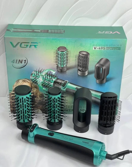 سشوار برسدار چرخشی وی جی آر مدل VGR V-495 با توان ۱۲۰۰ وات